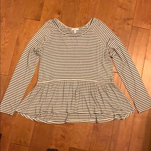 BP peplum top size L